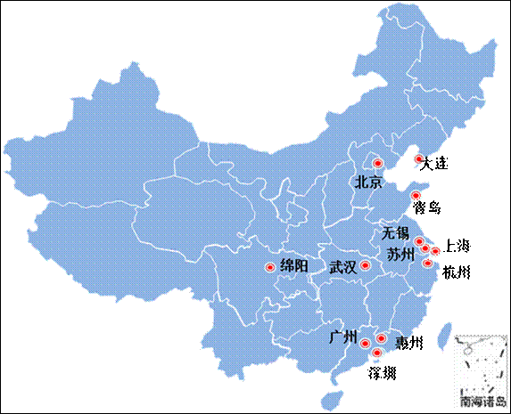 2010���Ї�(gu��)���W(w��ng)�ںϮa(ch��n)�I(y��)���c(di��n)���зֲ�